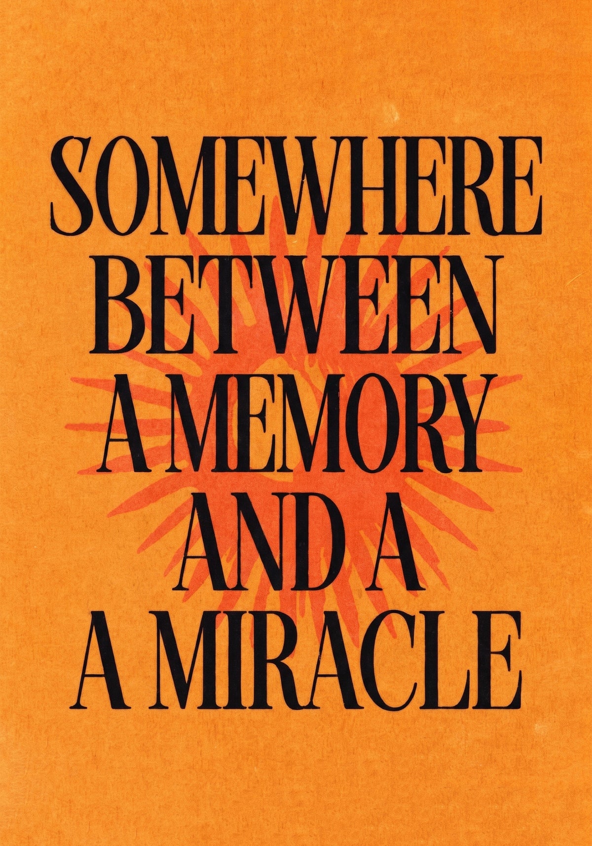 SOMEWHERE BETWEEN