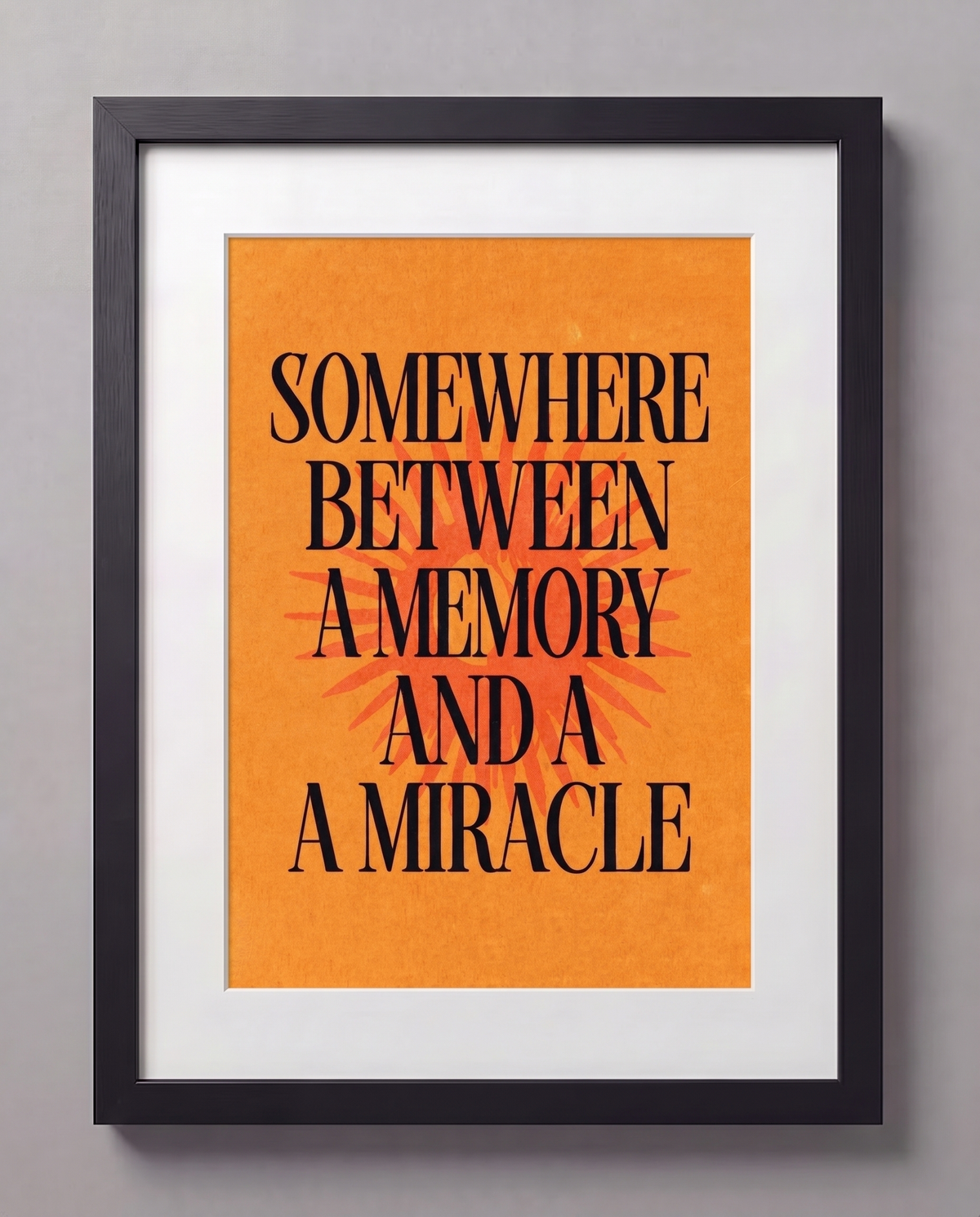 SOMEWHERE BETWEEN